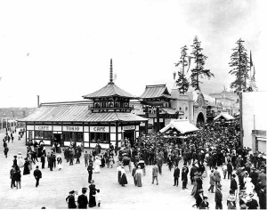 Tokyo Tea Room during the 1909 AYE soon to be converted by Conibear