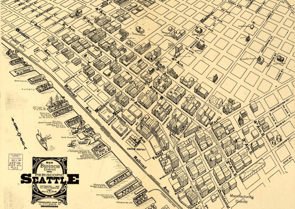 1903 Map of Seattle