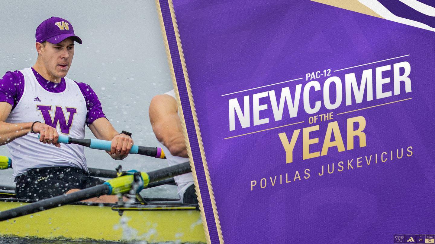 Juskevicius Named Pac-12 Newcomer Of The Year; 3 Huskies Earn All-Pac-12